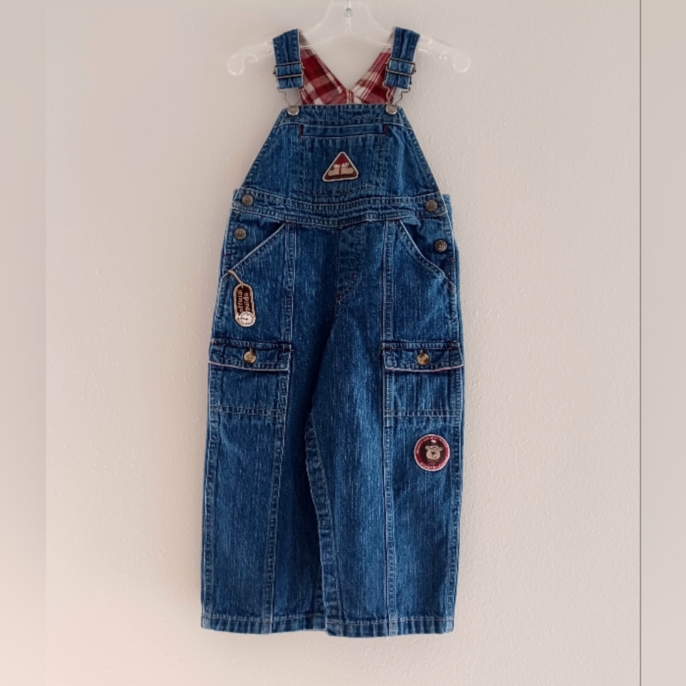 Toddler Denim Bib Ovealls, Size 24 Months - Picture 2 of 16